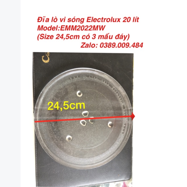 Đĩa quay lò vi sóng Eluctrolux 20 lít - model EMM2022MW