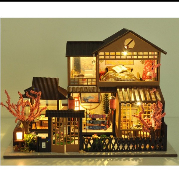 Mô hình nhà gỗ DIY - Sakura 's house