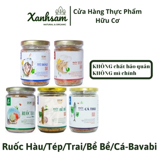 Ruốc (Chà Bông) Cá Thu/Tép/Hàu/Bề Bề/Trai/Ngao Bavabi - Xanhsam Organic