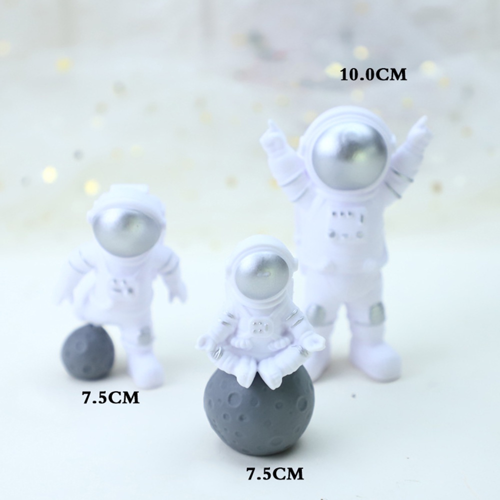 Set 3 Mô Hình Búp Bê Phi Hành Gia Vũ Trụ Galaxy Sáng Tạo