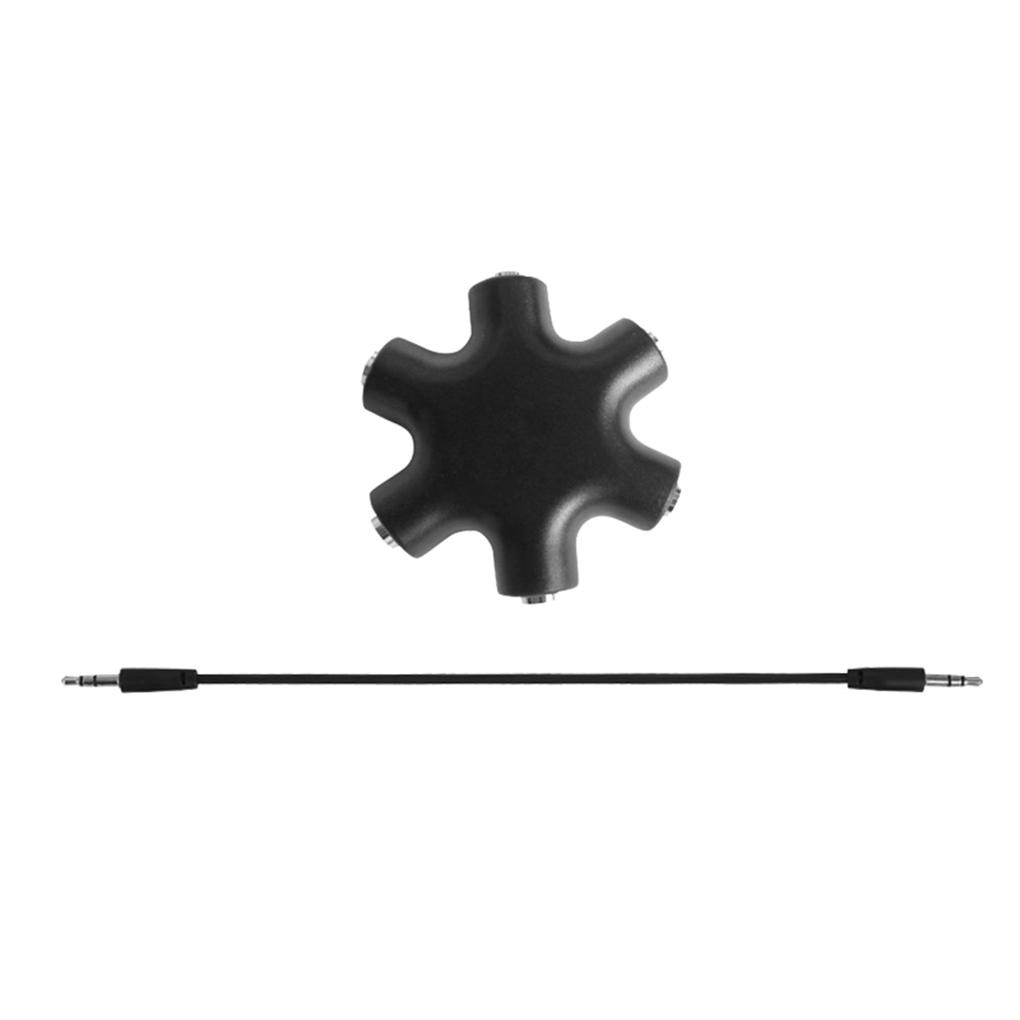 Cáp Chia Âm Thanh Tai Nghe 3 5mm Aux 1 ĐầU CắM Sang Lỗ CắM Sang Lỗ CắM 6