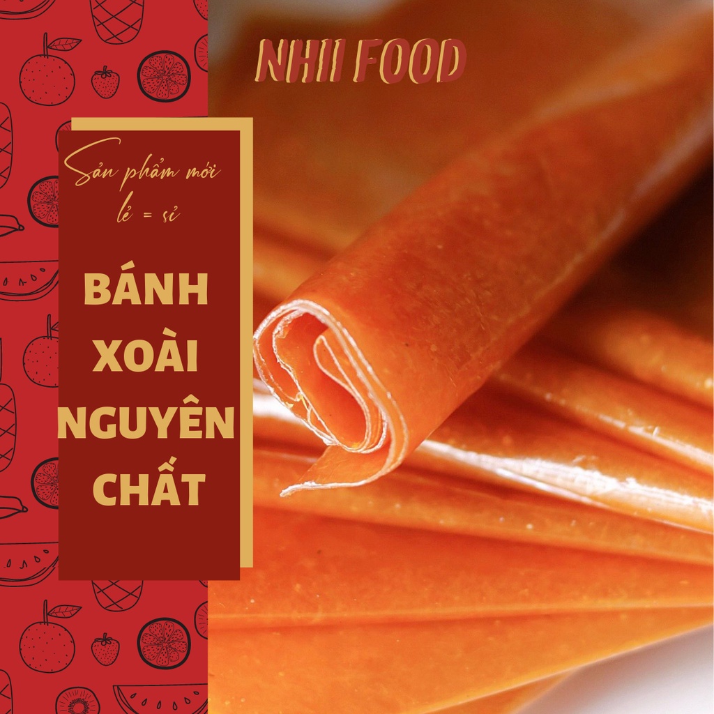 Bánh xoài Nha Trang, bánh xoài dẻo thơm NHII FOOD thực phẩm sạch nhà làm