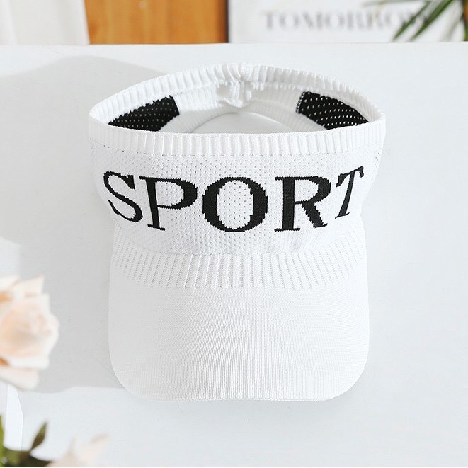 Mũ lưỡi trai nam nữ chống nắng, nón lưỡi trai hở đầu Sport thể thao năng động