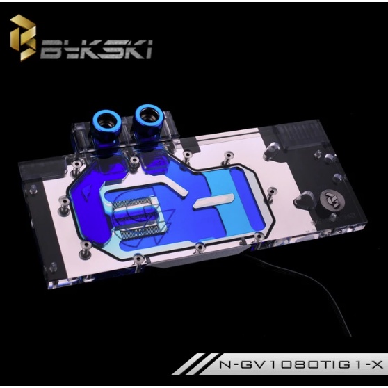 Khối nước  Gigabyte GTX1080Ti Gaming OC 11G Bykski N-GV1080TIG1-X cũ