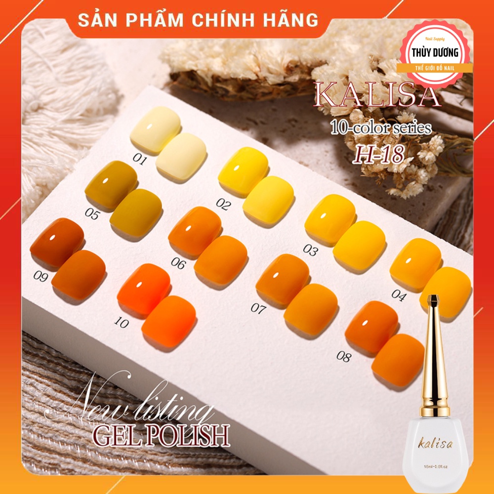 Sơn Gel Kalisa Cao Cấp Chính Hãng Mã H - 18 15Ml