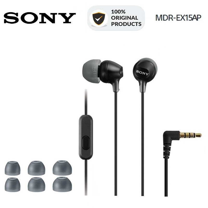 Tai Nghe Trùm Đầu Chơi Game Có Mic Giắc Cắm 3.5mm Cho Sony MDR-EX15AP