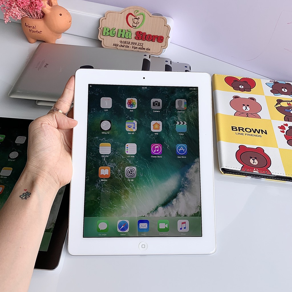 Máy Tính Bảng iPAD 4 - 32Gb (4G + Wifi) - Màn Rentina Đẹp 99% - Pin Cực Khỏe - Loa To - Tặng Đủ Phụ Kiện | BigBuy360 - bigbuy360.vn