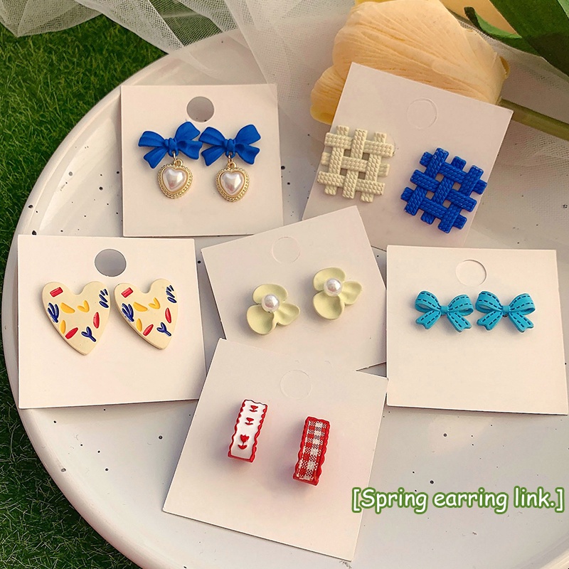 Khuyên Tai Hình Bông Hoa Phong Cách Hàn Quốc Kiểu Dáng Mới 2023