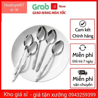 Thìa inox cao cấp dày dặn sáng bóng dài 16.5cm