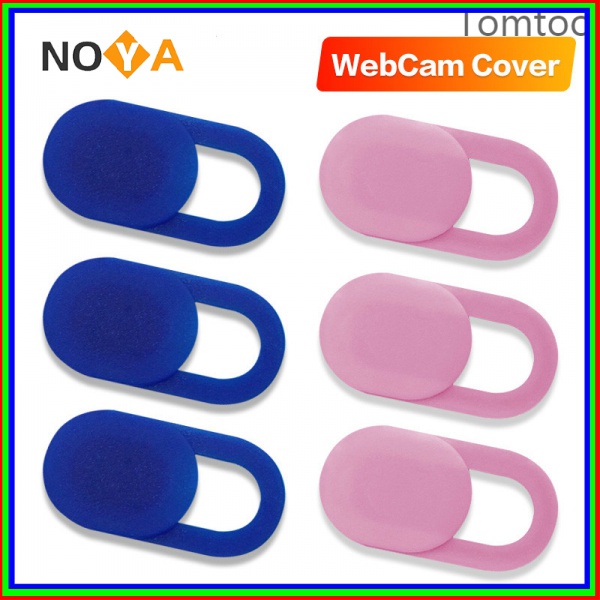 [Ready Stock] 2pcs/Set Tomtoo Universal WebCam Cover Shutter Magnet Slider Camera Cover for PAD PC Laptops Phone Lens Web Cam Privacy Sticker