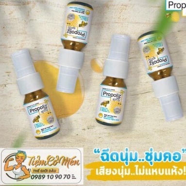 Xịt Giảm Ho - Bảo vệ vùng họng Propoliz Thái Lan
