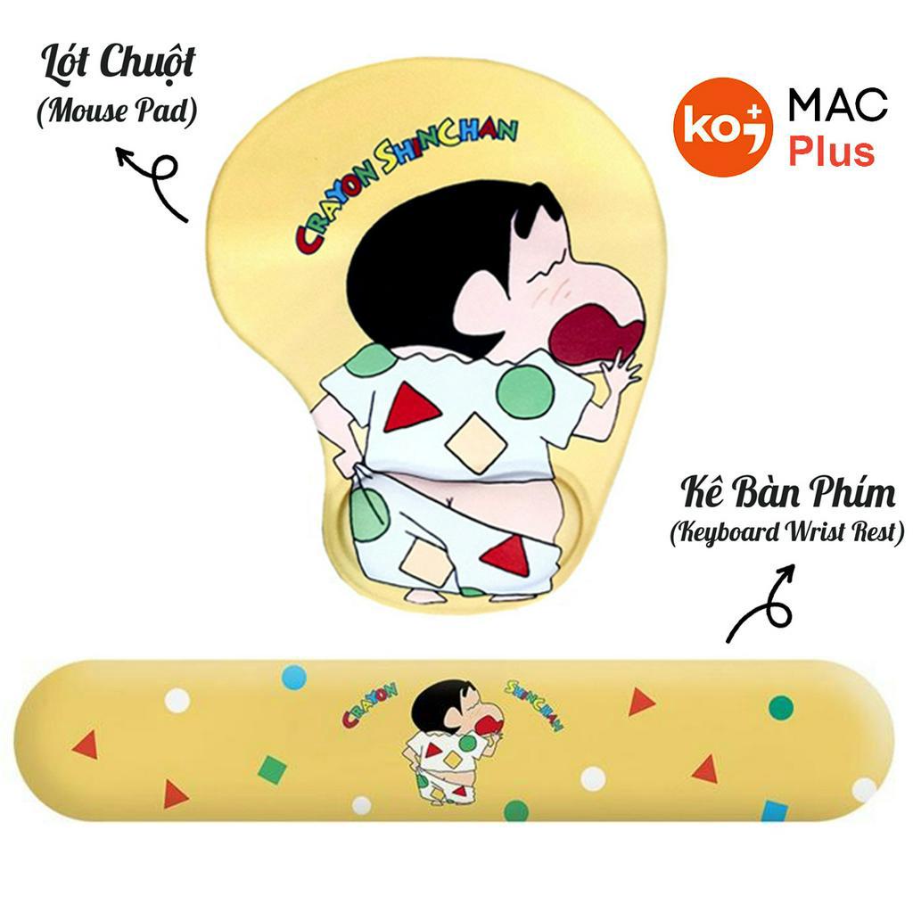 Bộ Lót Chuột Kê Tay Bàn Phím Có Đệm Silicon Galaxy Anime Bear ( Mousepad Cute Girl Mèo Cực Xinh Decor Giá Rẻ Học Sinh )
