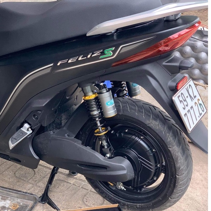 Phuộc Nitron bình dầu cho AB, Xe máy điện VinFast FelizS. Chính hãng Việt Nam. BH 12 tháng