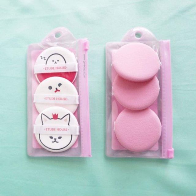 SET 3 MÚT PHẤN ETUDE HOUSE MY BEAUTY TOOL AIR PUFF