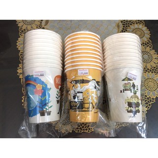 Ly giấy sử dụng 1 lần (10 cái / bịch)( Giao màu ngẫu nhiên )