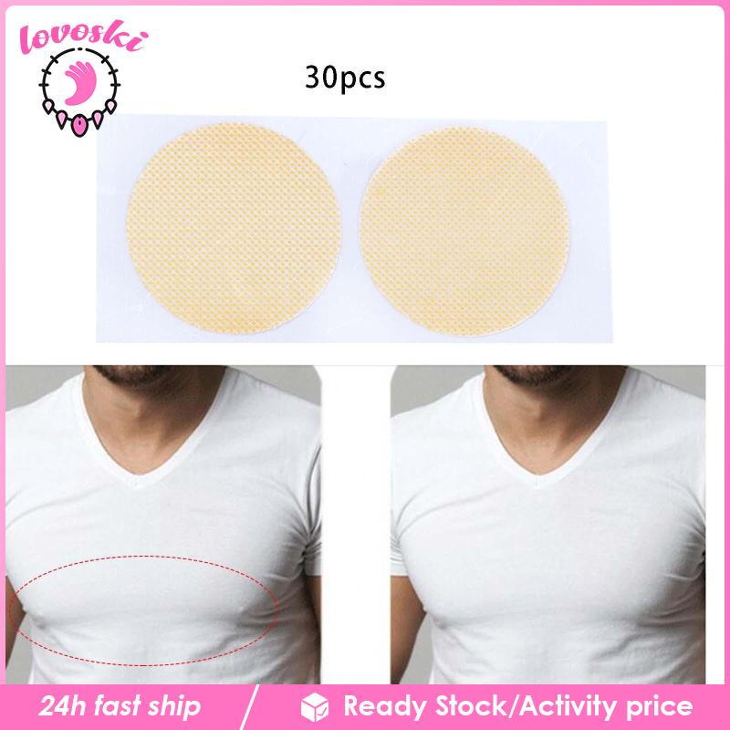 Hộp 60 Miếng Dán Núm Vú Vô Hình Hình Tròn Cho Nam Nữ