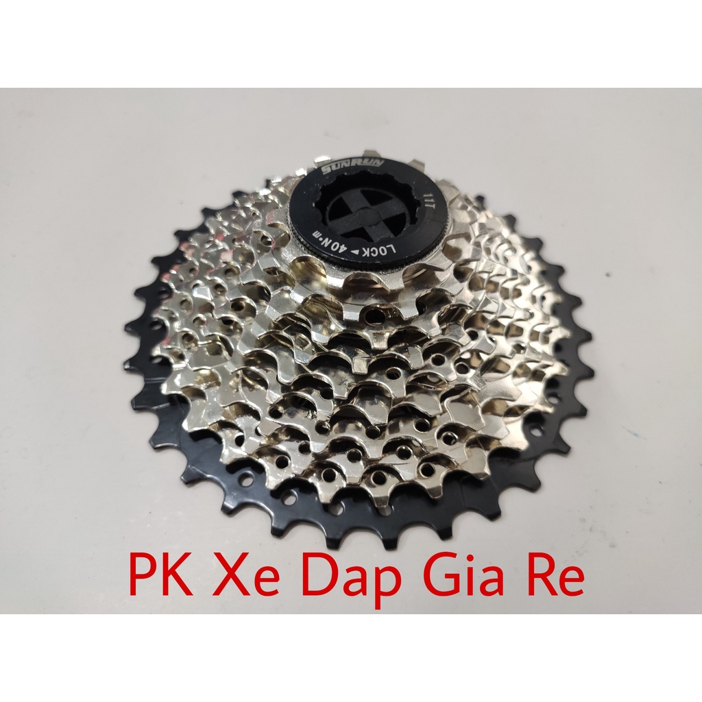 Líp thả xe đạp 10 tầng, Líp thả SUNRUN 10 tầng 11-32T - PK Xe Dap Gia Re