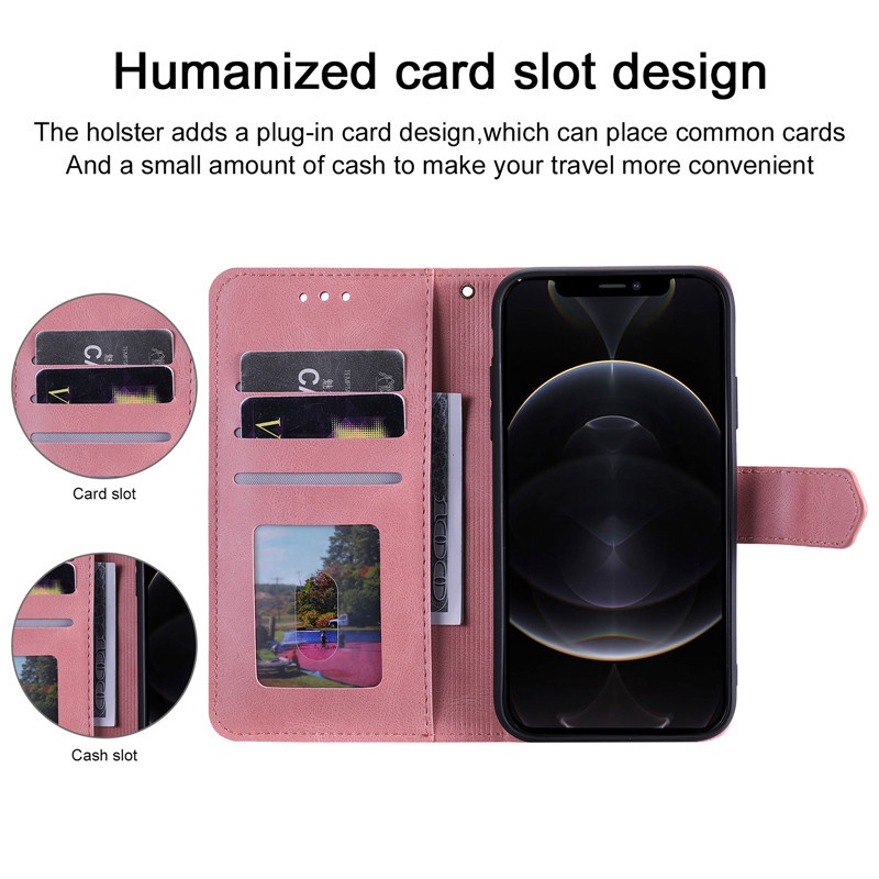 Ốp điện thoại da mềm tích hợp ví đựng thẻ và dây đeo tay dành cho Xiaomi 11 11T Redmi 10 Prime Note 10T