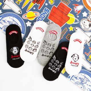 Vớ tới mắt cá chân không lộ in hình hoạt họa Snoopy cho nữ