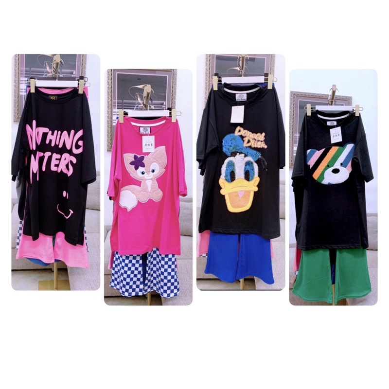 Đồ bộ nữ áo thun tay lỡ quần legging loe quảng châu cao cấp( mềm, mịn, dày dặn ,mát, không xù) 45-58kg