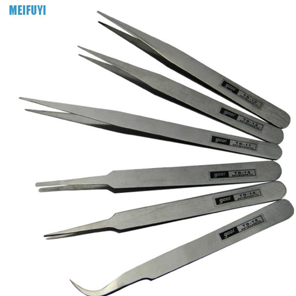 Bộ nhíp sửa chữa bằng thép không gỉ chống tĩnh điện an toàn ESD