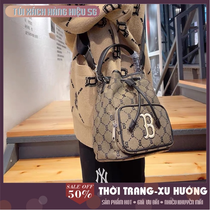 Balo Nữ MLB Dây Rút Bo Viền Có Dây Đeo Chéo Hot LB141