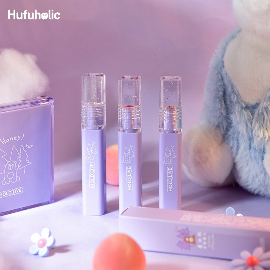 Son kem tím HOLD LIVE  gấu tím mềm mịn sương khói Maddie Bear Soft fog Lip Mud Holdlive HLIV59 | Thế Giới Skin Care