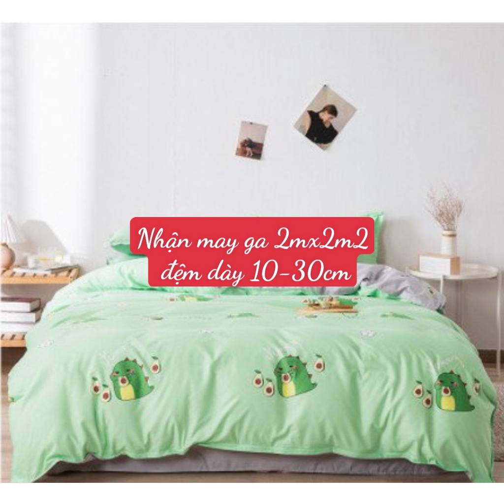 May ga chun theo yêu cầu,đủ kích thước[2mx2m2 đệm dày 10-15-20-25-30cm]