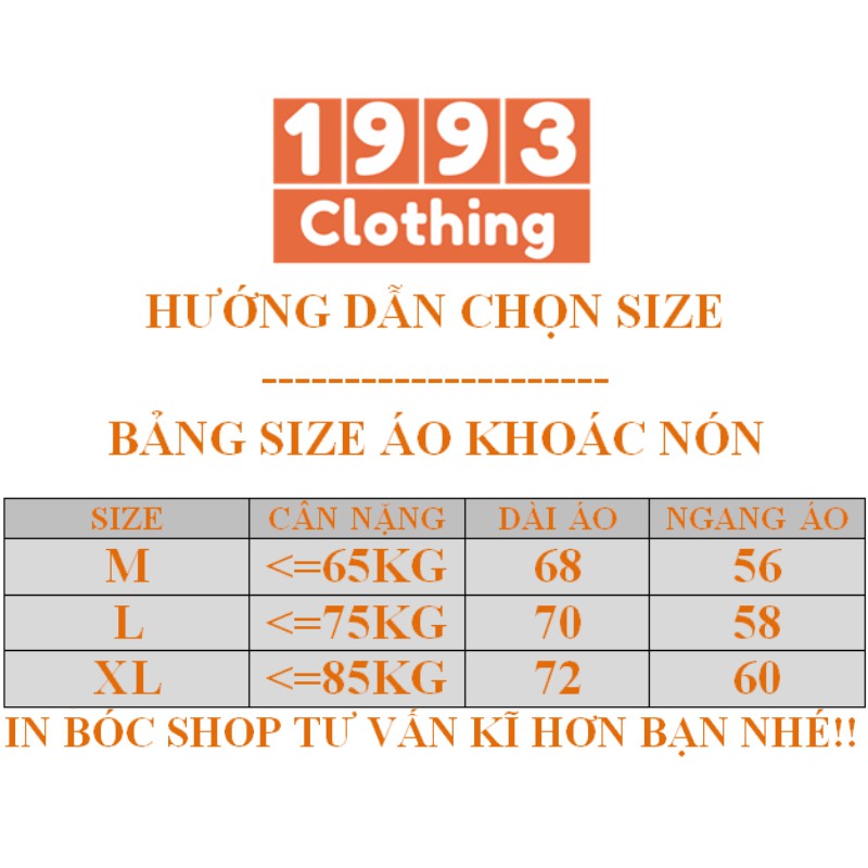 ÁO KHOÁC DÙ CÓ NÓN FORM RỘNG IN HÌNH TRUST NO ONE,FREESHIP,LOCAL BRANDHÀNG VNXK 2 LỚP CHÓNG NẮNG,1993CLOTHINGG