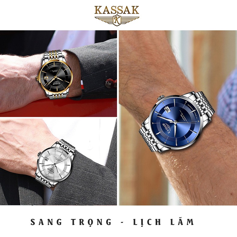 (Giá Sốc) Đồng hồ Nam KASSAK ALEX Siêu Sang + Tặng Kèm Pin ĐH Dự Phòng | BigBuy360 - bigbuy360.vn
