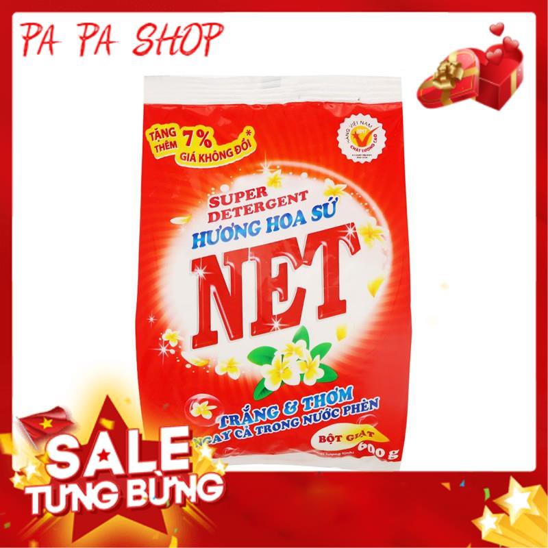 ❀ BỘT GIẶT NET HƯƠNG HOA SỨ 600G ❀