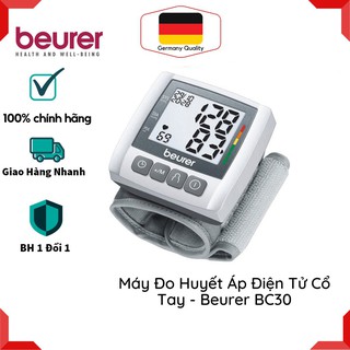 MÁY ĐO HUYẾT ÁP BEURER BC30 - Máy Đo Huyết Áp Điện Tử Cổ Tay