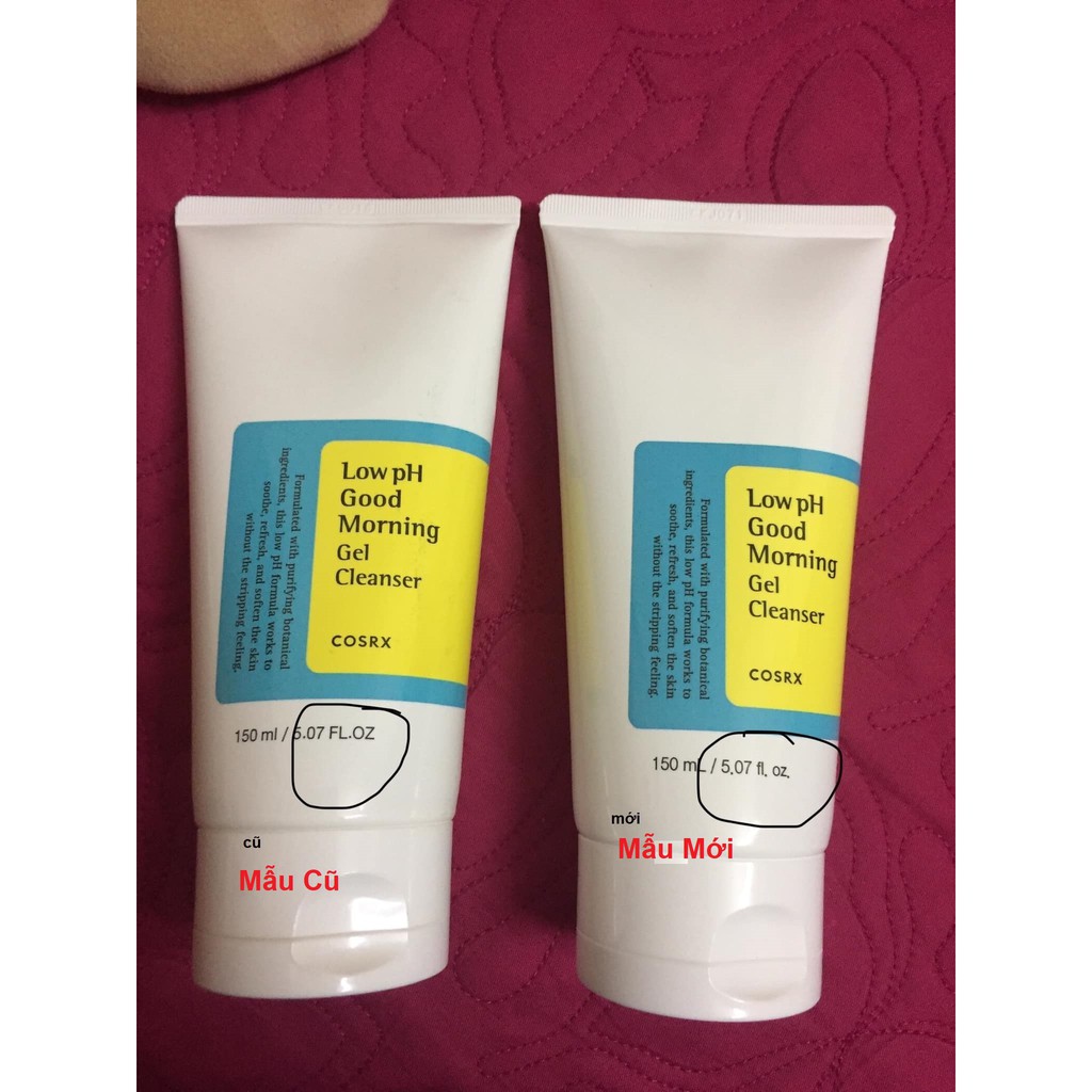 Sữa Rửa Mặt Cosrx Low pH Good Morning Gel Cleanser 150ml Chính Hãng