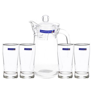 Bộ bình ly thủy tinh 5 món Luminarc Arc Fillon