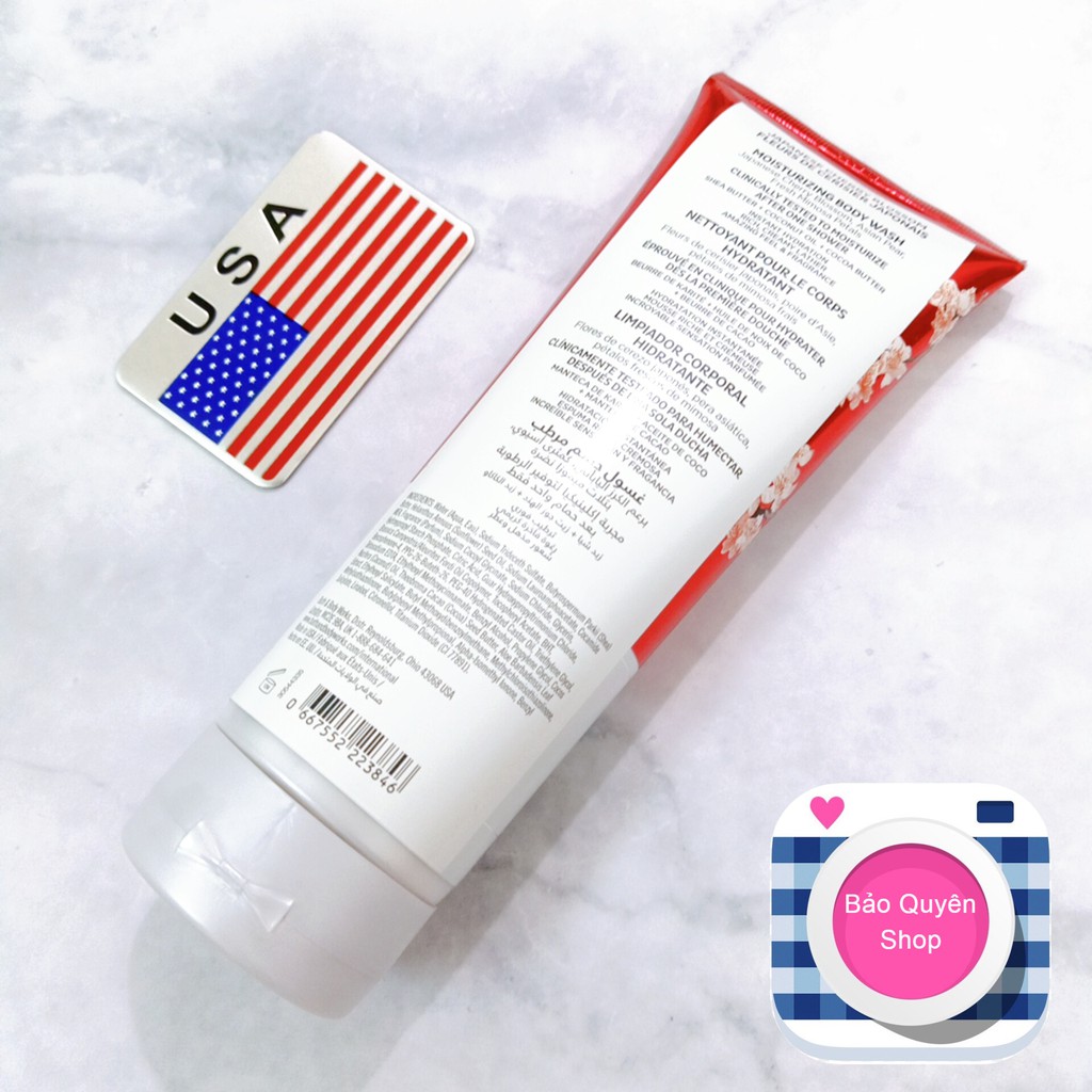 Sữa tắm kem siêu mịn da Bath & Body Works - Japanese Cherry Blossom - Moisturizing Body Wash 296mL