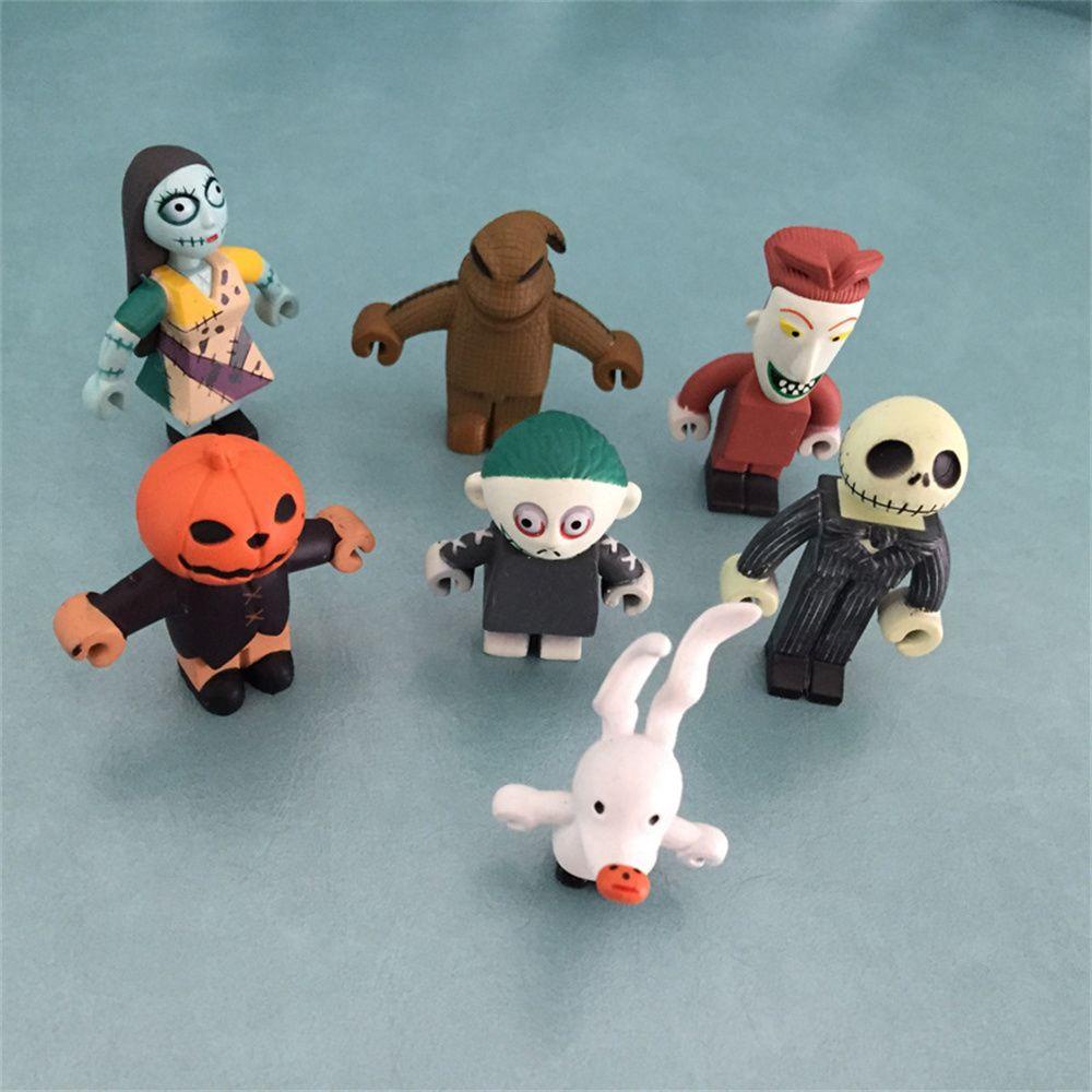 DARNELL Mô Hình Đồ Chơi Jack Skellington Bằng PVC Trang Trí Bảng Điều Khiển Cho Trẻ Em