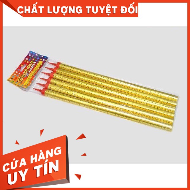 [HOT]Nến phụt sinh nhật 30cm vỉ 6 cây