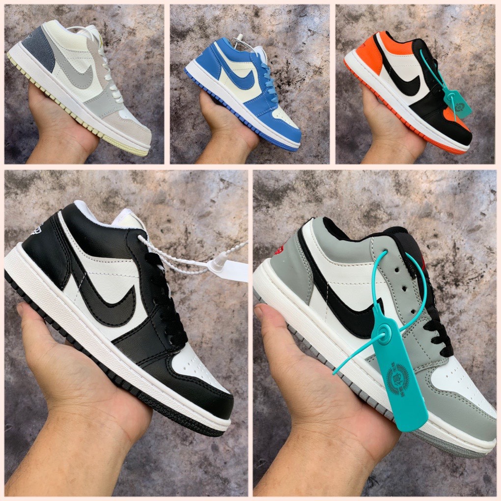 Giày thể thao AIR JORDAN 1  CỔ THẤP CÁC MÀU , giày jodan , giày jd1 LOW