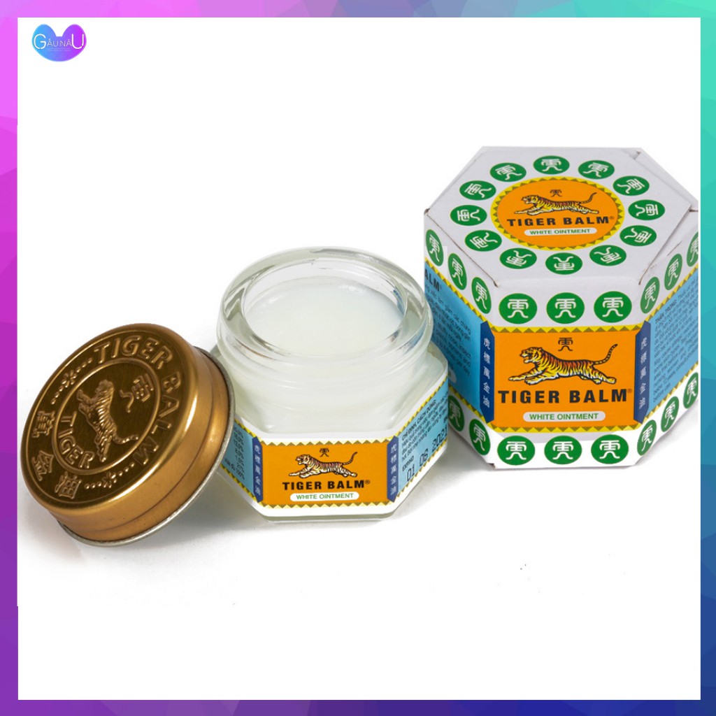 Dầu Cù Là Tiger Balm SINGAPORE CHÍNH HÃNG - Cao Hổ Trắng, Dầu Con Cọp giảm Đau Đầu Và Ngạt Mũi