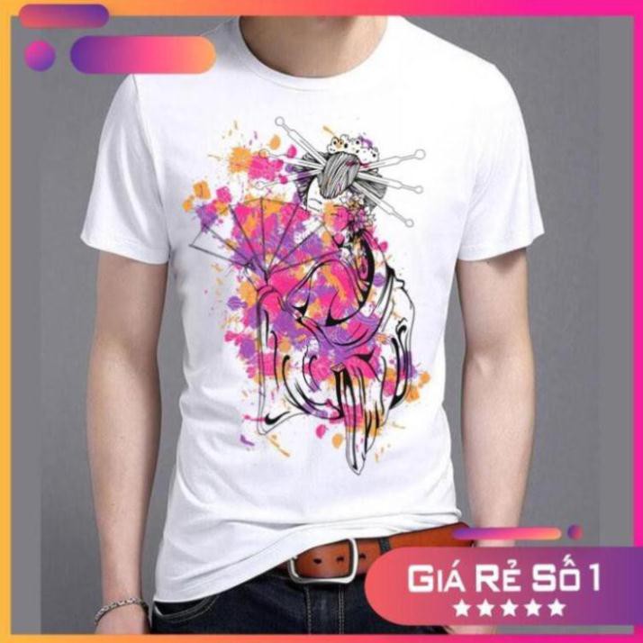 [ÁO THUN IN ĐỒNG GIÁ 65K TOÀN SHOP] - [GIẢM SẬP SÀN] Áo thun nam nữ geisha 26