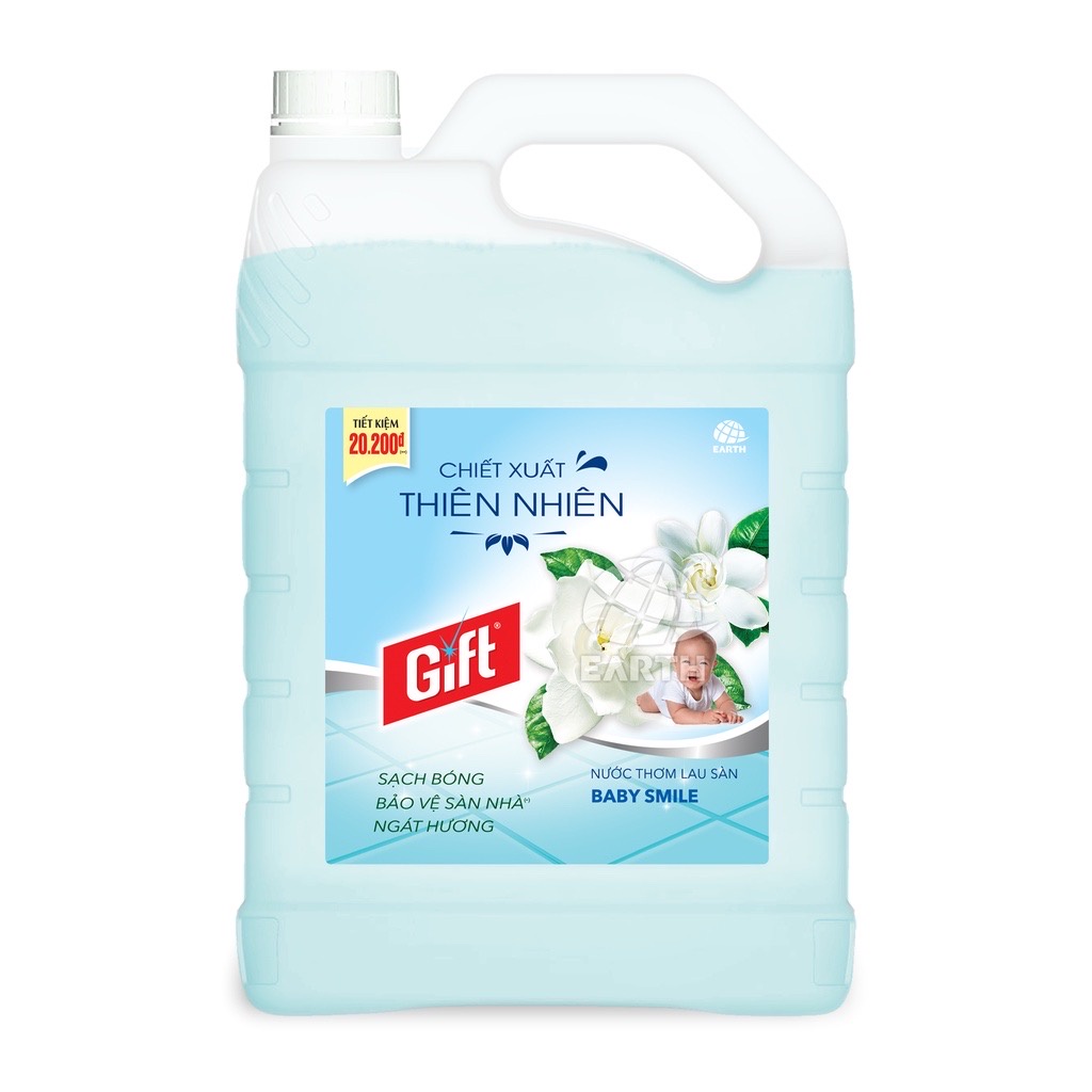 Can lau sàn Gift can 3.8kg ( nhiều hương thơm).