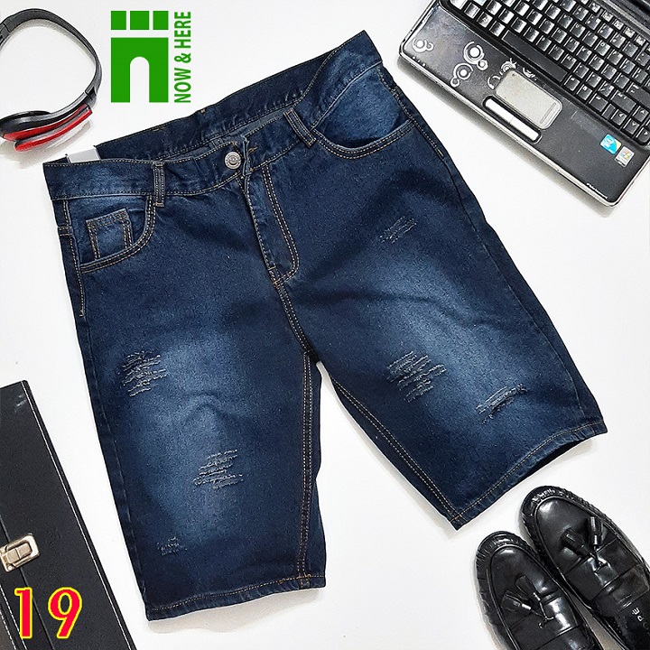 Quần short jean nam có BIG SIZE (đến 100kg), quần ngố BIGSIZE cao cấp, chất co giãn nhẹ - NH Shop | BigBuy360 - bigbuy360.vn