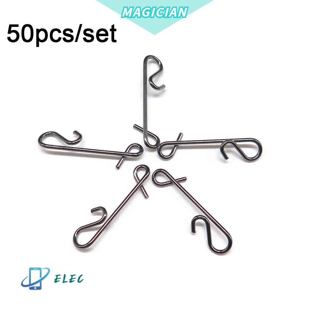 Magic 50 Móc Khóa Nhanh Bằng Thép Không Gỉ Bền Chất Lượng Cao Cho Câu Cá