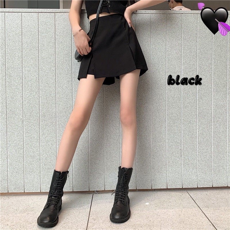 Quần giả váy nữ chữ A cạp cao xẻ tà có bigsize đẹp phong cách trẻ trung duyên dáng năng động Mely Fashion CV11 | BigBuy360 - bigbuy360.vn