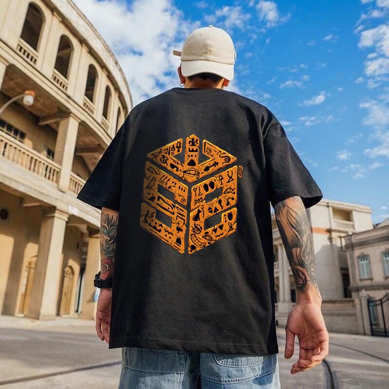 Áo thun tay lỡ dáng rộng nam nữ SWE EGYPT TEE chất cotton mềm mát phong cách cá tính năng động