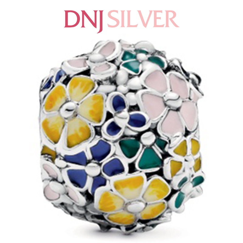 Charm bạc 925 cao cấp, hàng chuẩn bạc - Charm Flower Bouquet thích hợp để mix vòng tay charm - DN282
