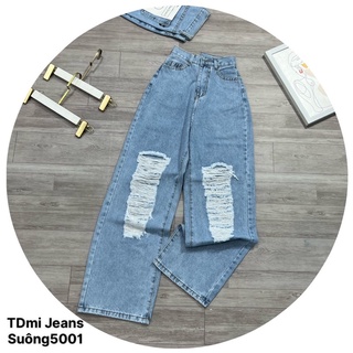 quần jeans rách kiểu