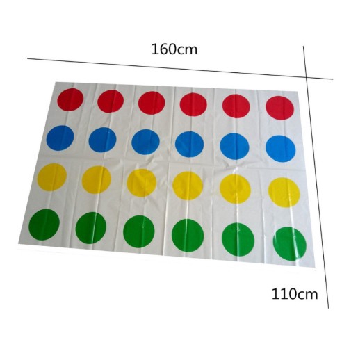 Twister Game Bộ đồ chơi thảm chọn màu Twister mang lại bầu không khí vui nhộn