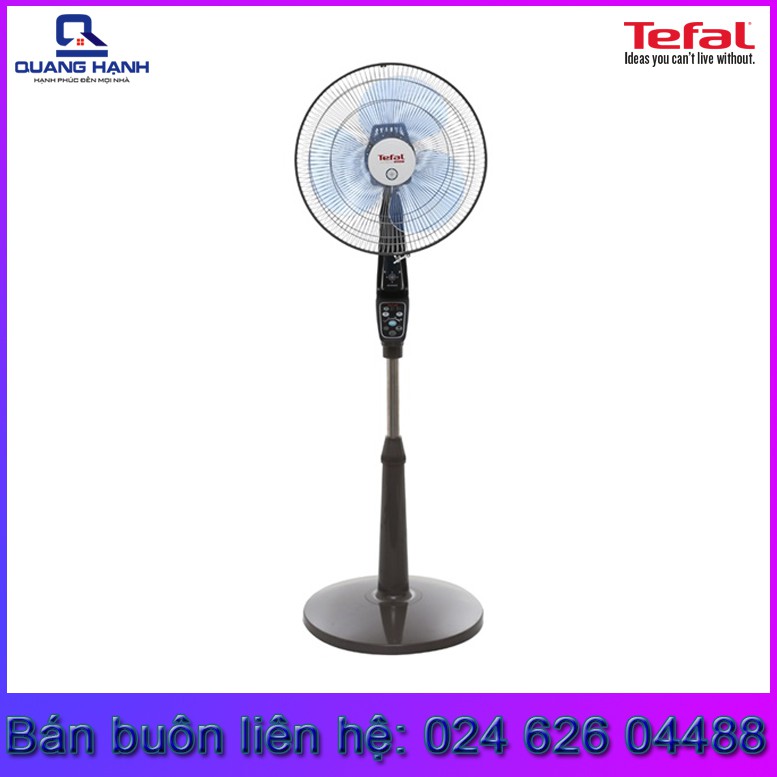 Quạt đứng Tefal VF3650 55W có ngăn đựng tinh dầu đuổi muỗi Hàng chính hãng