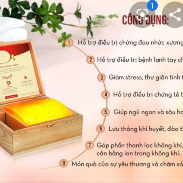 Đèn đá muối massage chân HT001